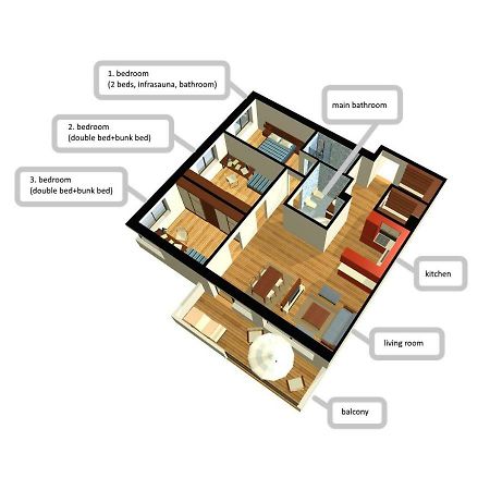 Apartman Donovaly Panorama 31C 4I ภายนอก รูปภาพ